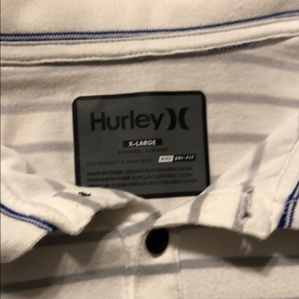 Men’s Hurley XL Polo with pocket